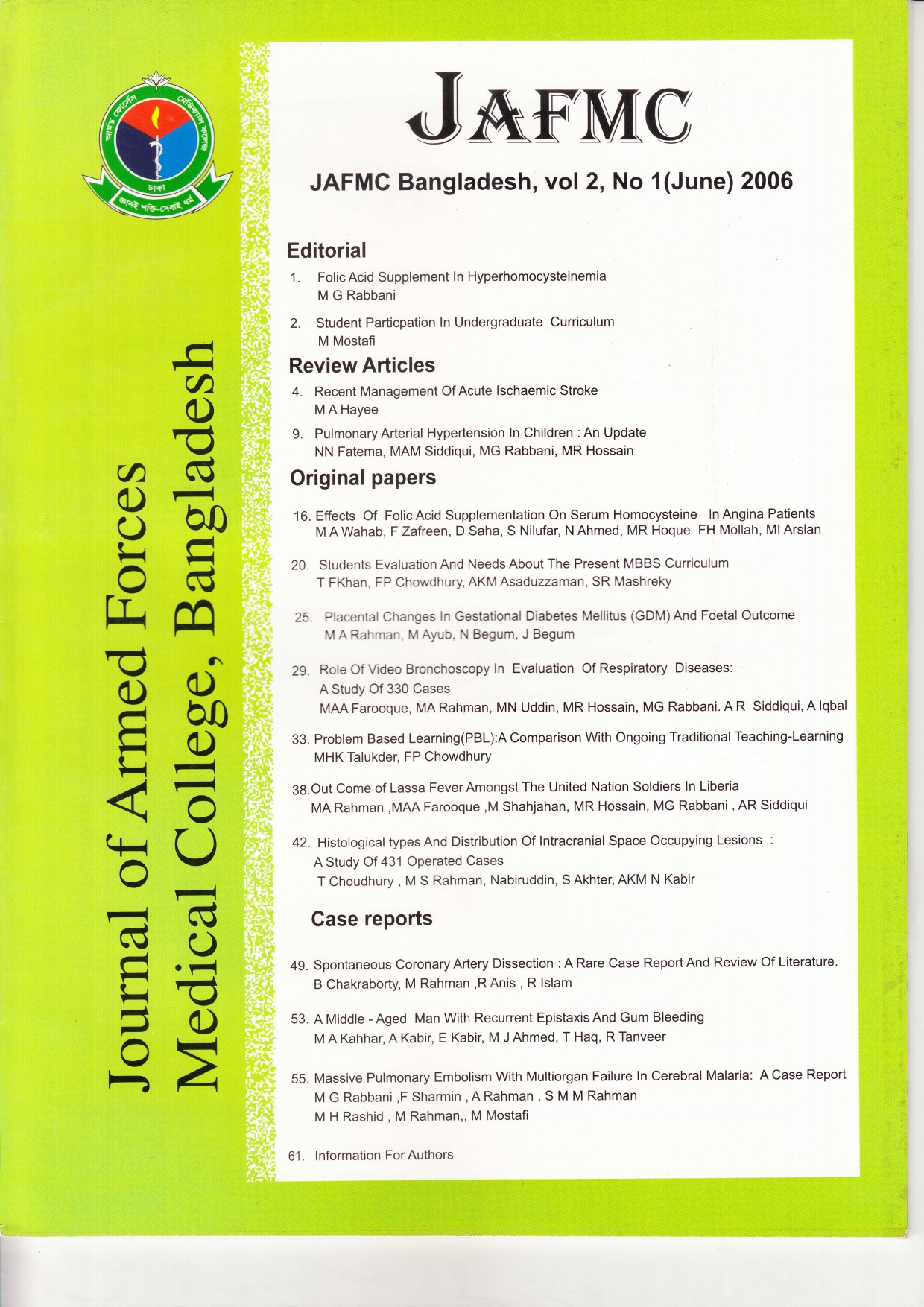 vol 2, No1 (June) 2006